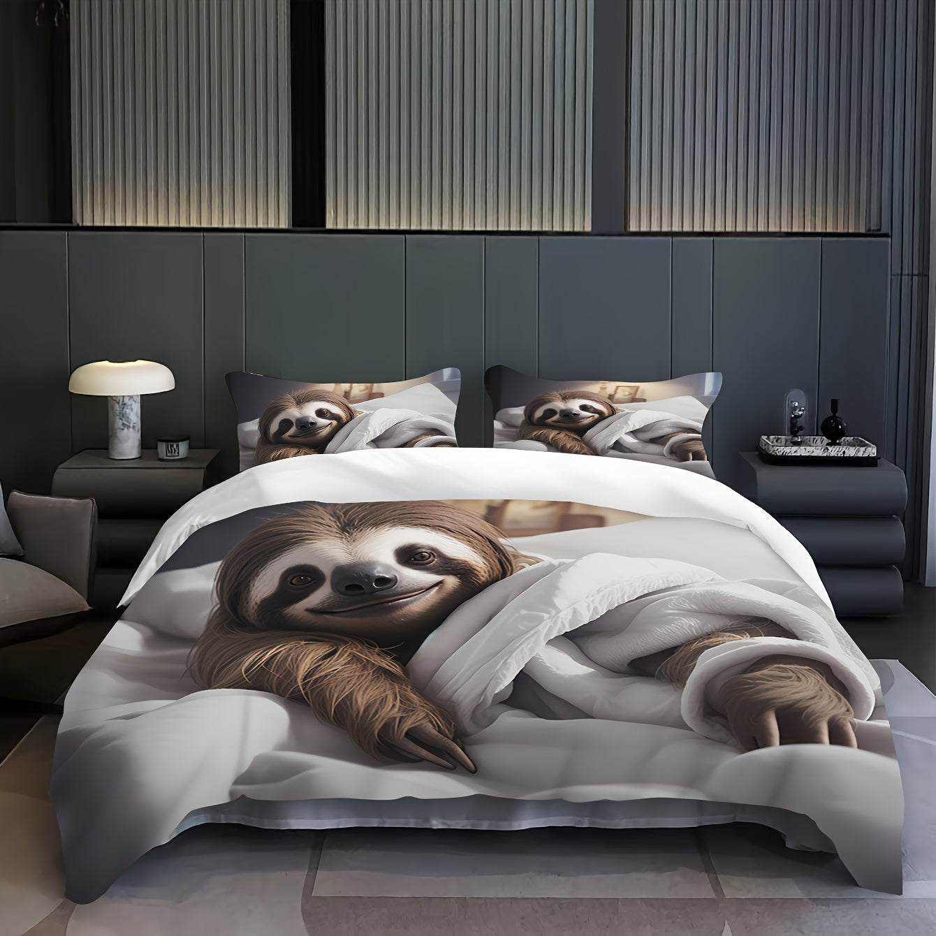 Lazy Sloth Bedding Set