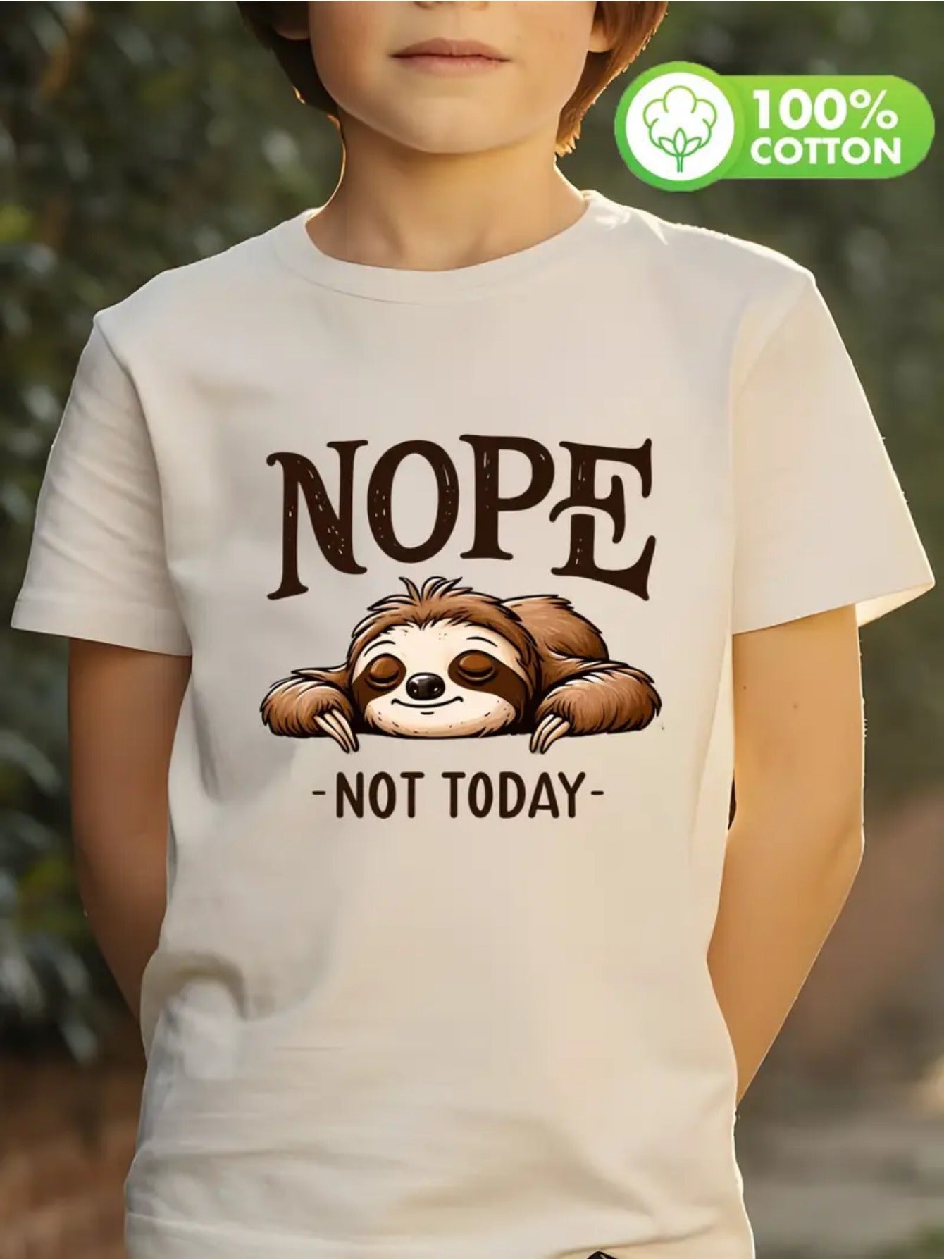 Nope Not Today Sloth T-Shirt