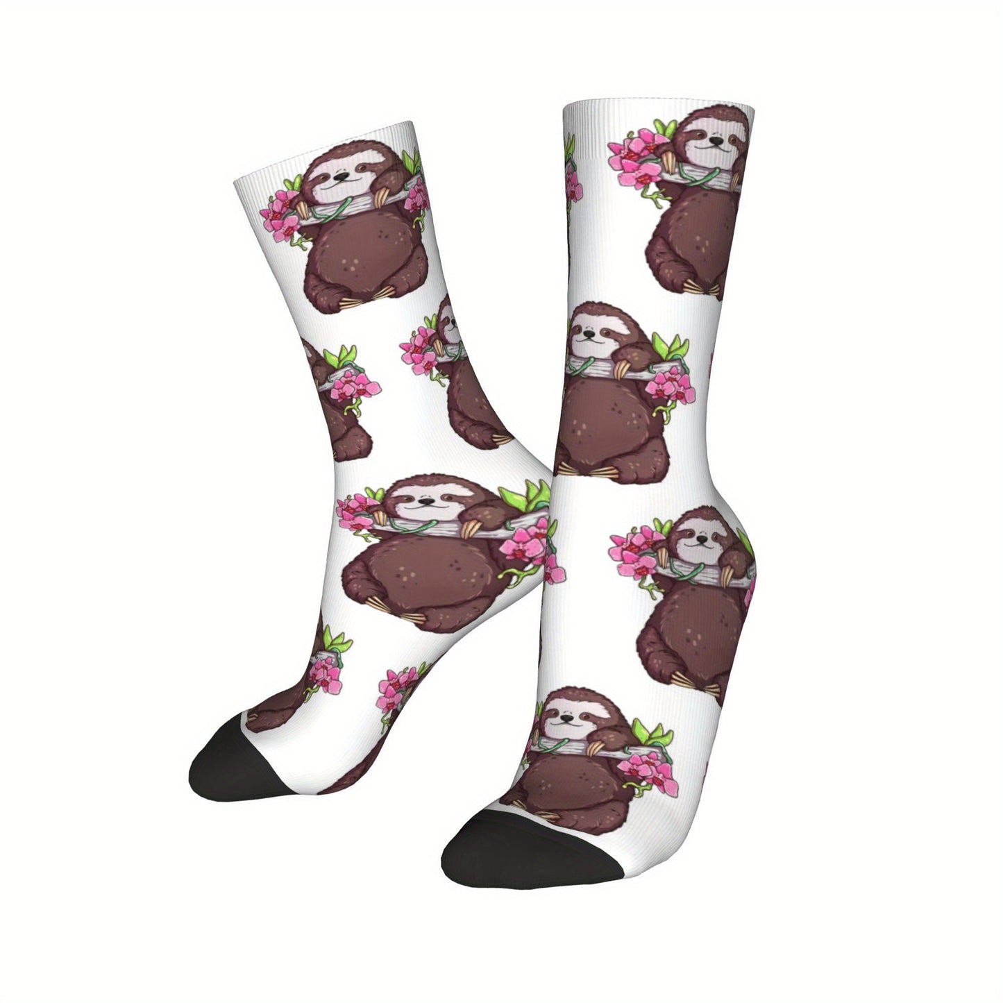 Happy Sloth Crew Socks