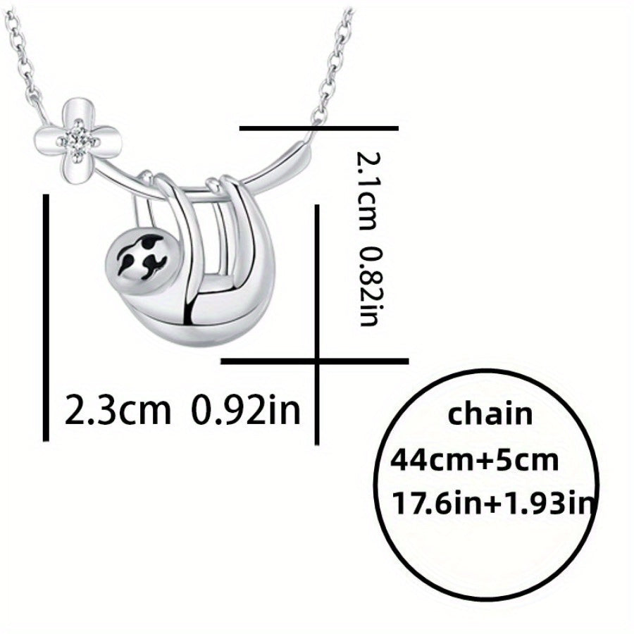 Hanging Sloth Necklace