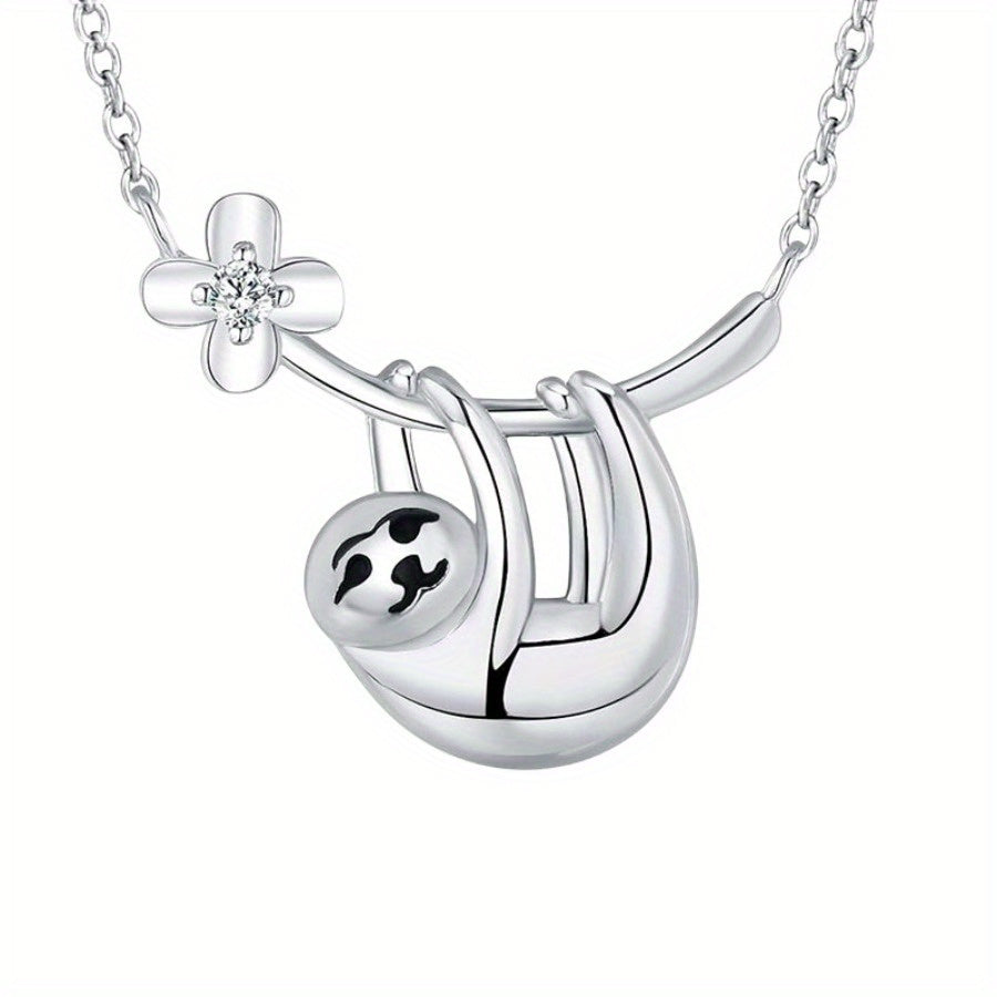 Hanging Sloth Necklace