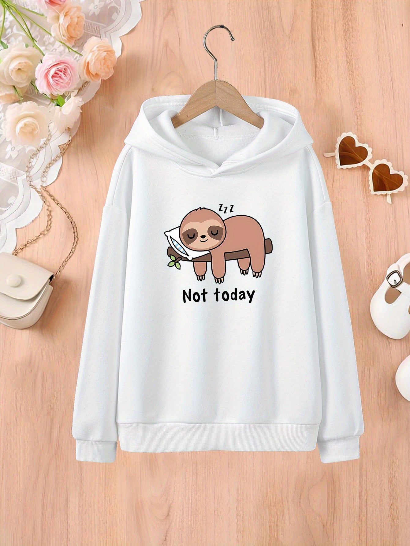 Not Today Sloth Hoodie