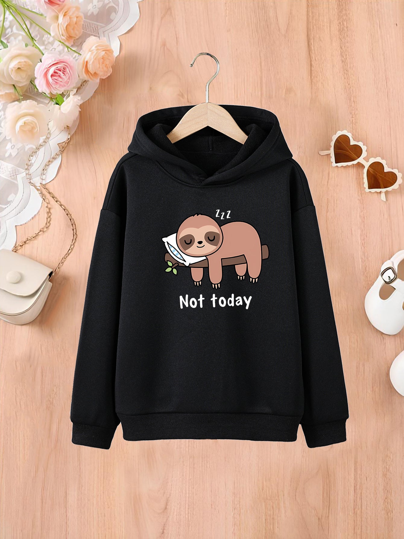 Not Today Sloth Hoodie