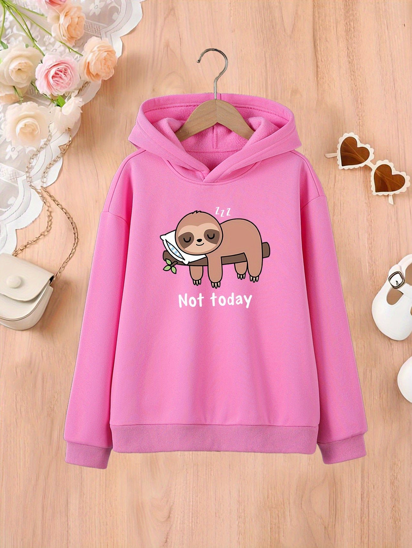 Not Today Sloth Hoodie