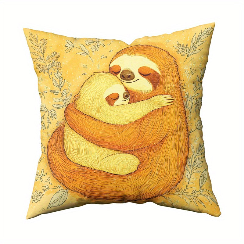 Adorable Sloth Cushion Cover