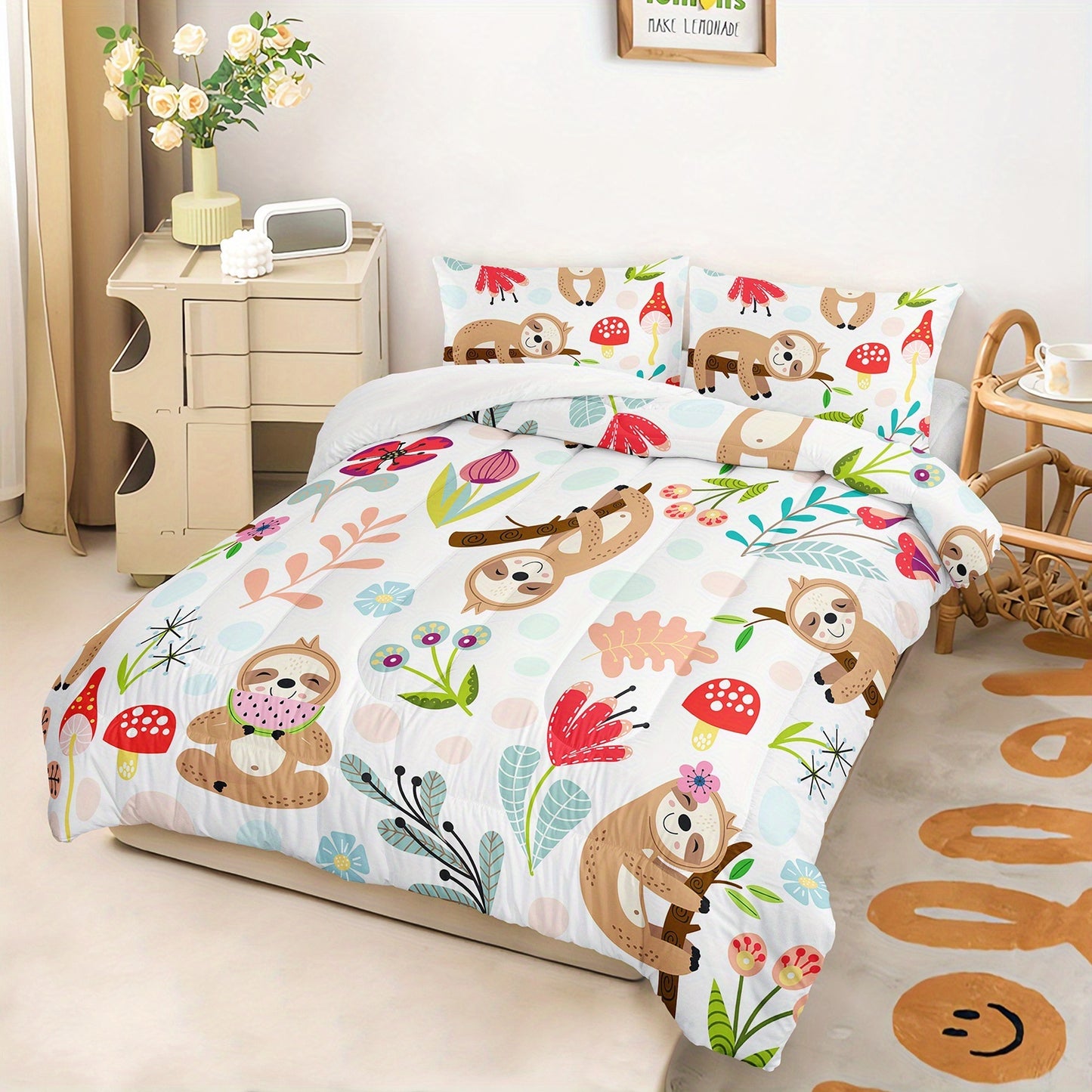 Sloth Comforter Set