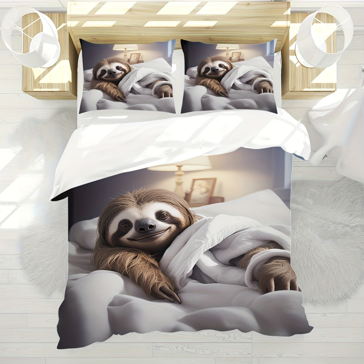 Lazy Sloth Bedding Set