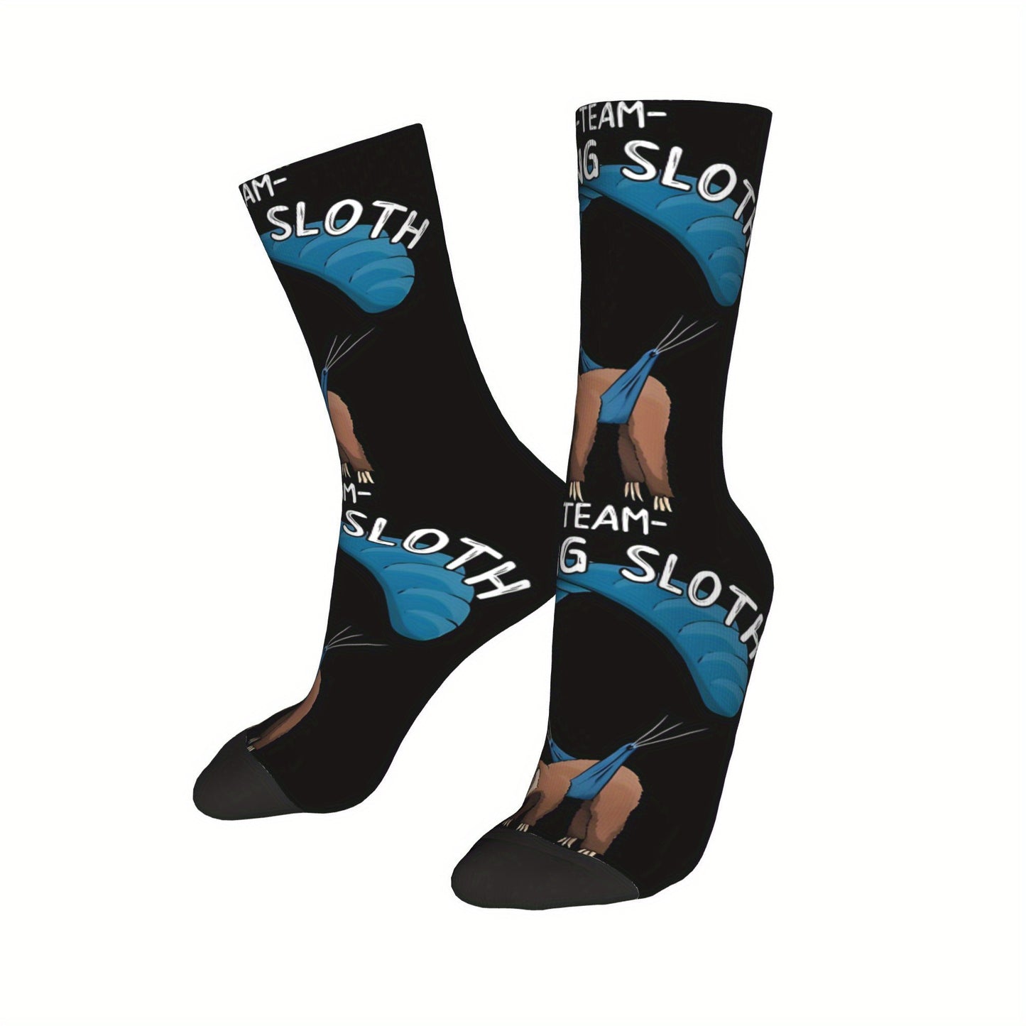Paragliding Flying Sloth Mid- Crew Socks