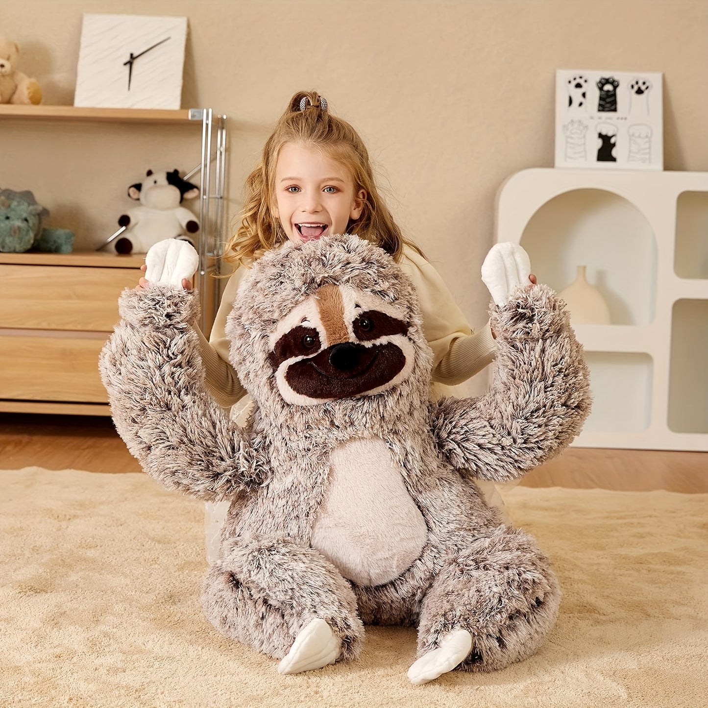 Giant Sloth Plush Toy
