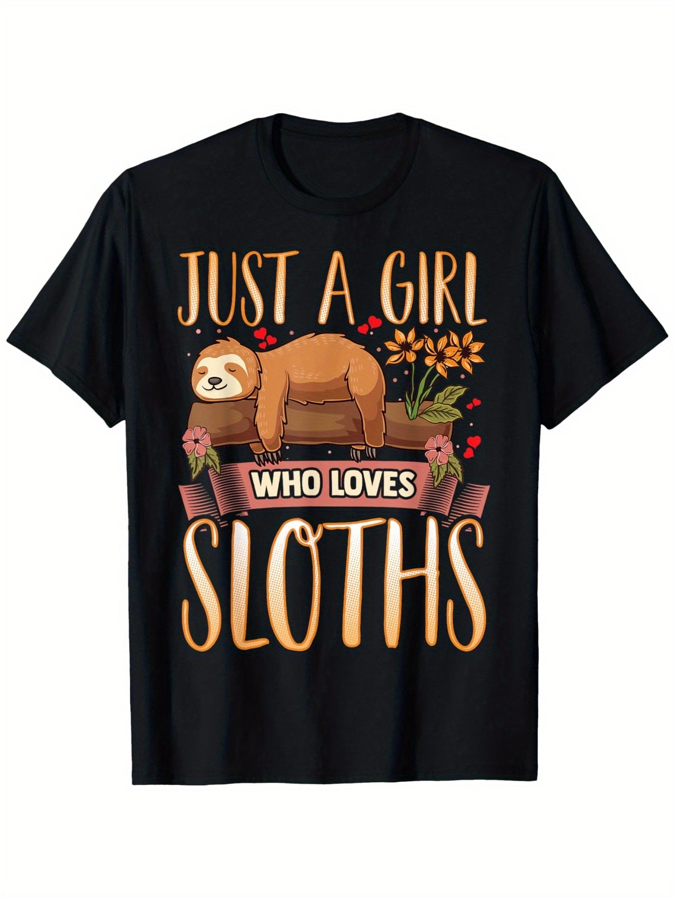 Just A Girl Who Loves Sloths T-Shirt