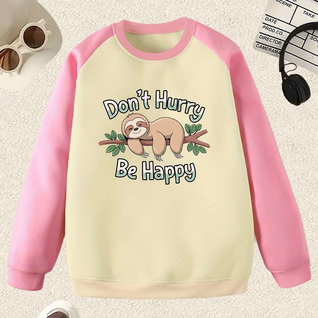 Don't Worry Be Happy Sloth Sweatshirt