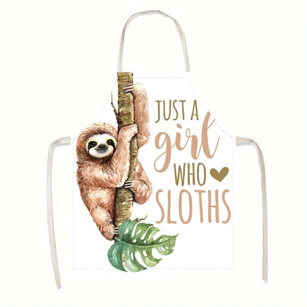Just A Girl Who Loves Sloths Apron