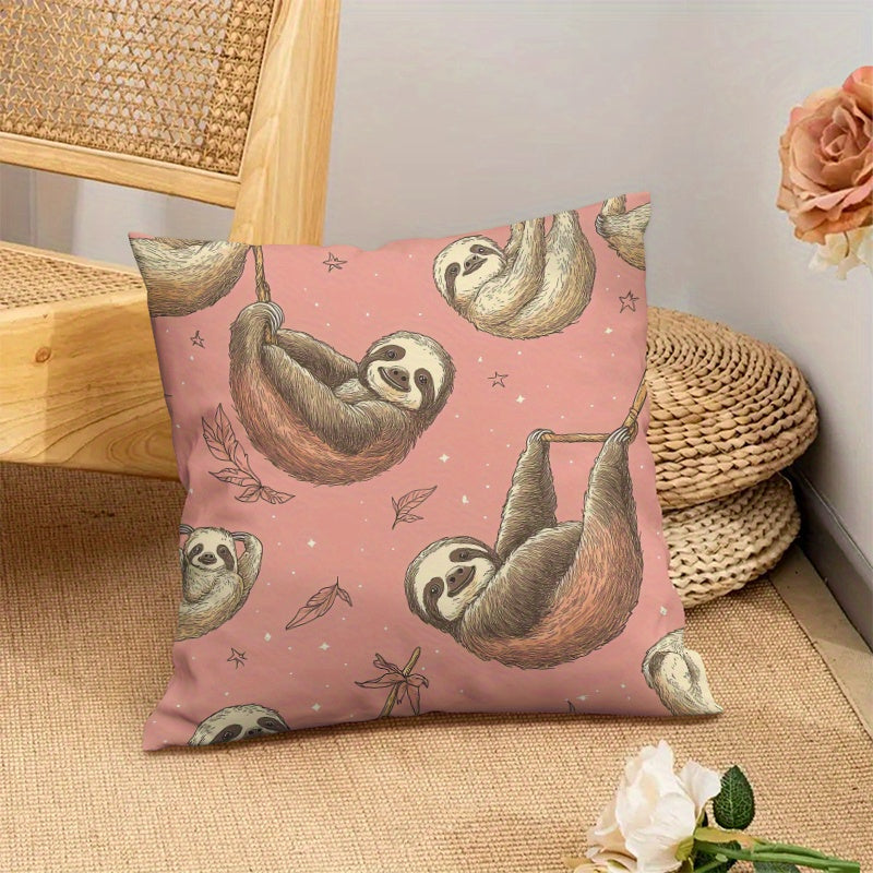 Sloths & Dragonflies Cushion Cover