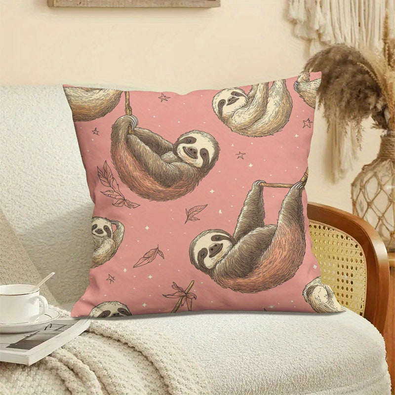 Sloths & Dragonflies Cushion Cover