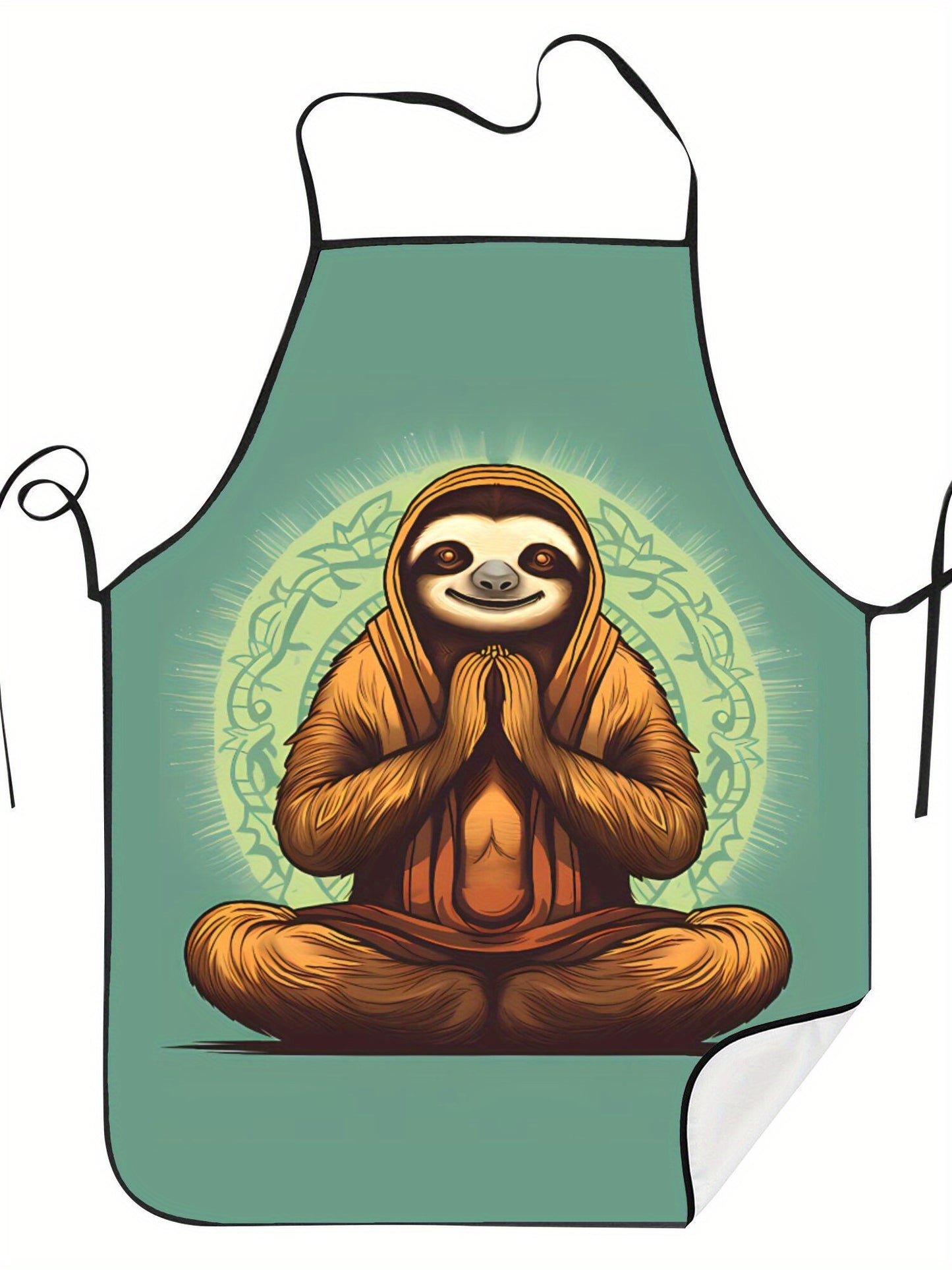 Meditating Sloth Apron