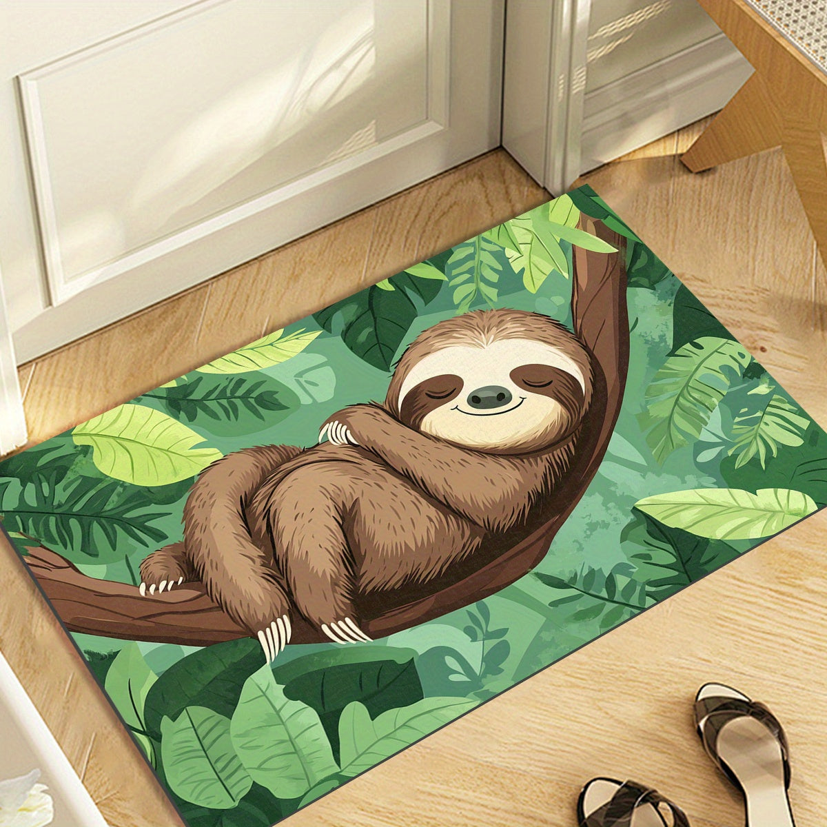 Cute Cartoon Sloth Mat