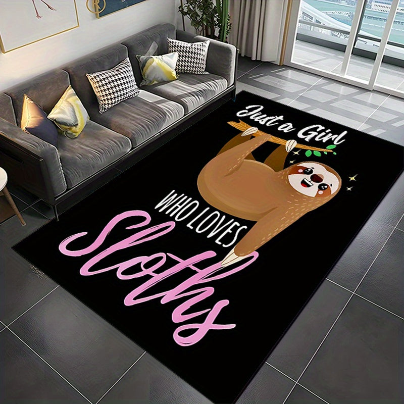 Just A Girl Who Loves Sloths Rug