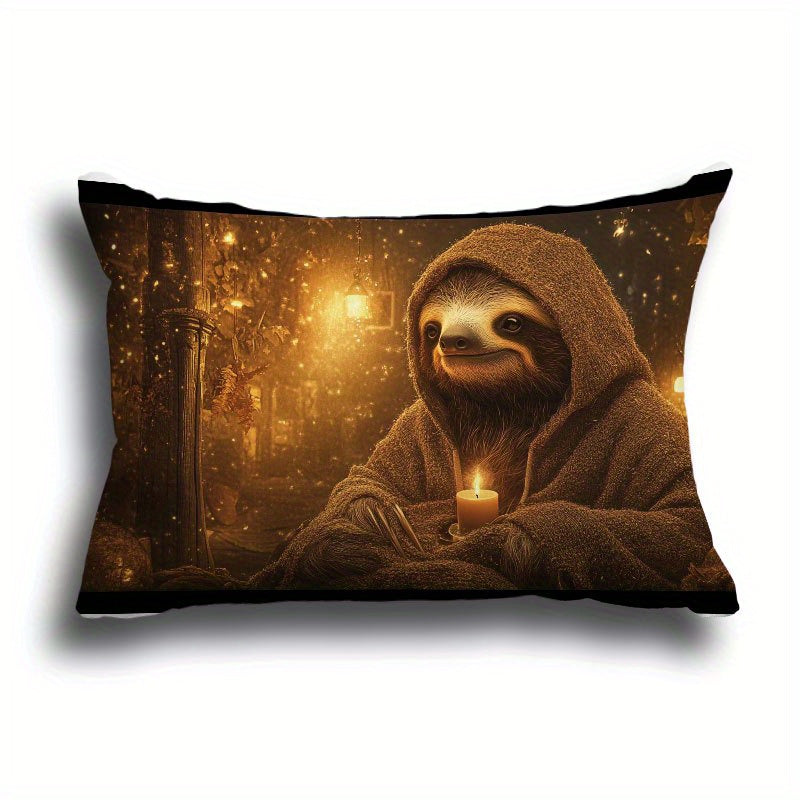 Sloth Hoodie Cushion Cover