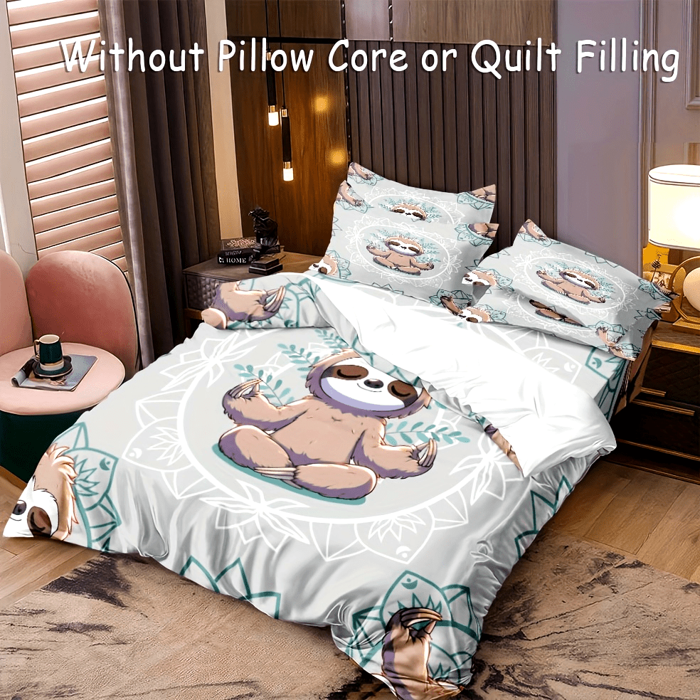 Mediating Sloth Duvet Set