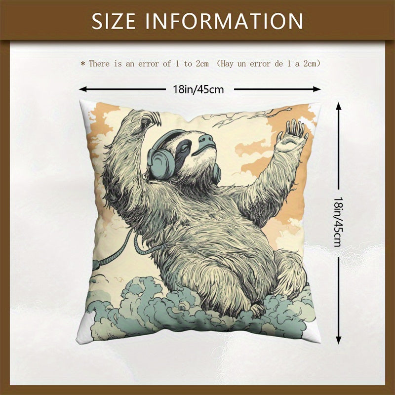 Sloth Cushion Cover