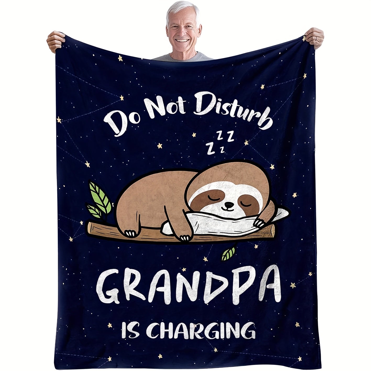 Do Not Disturb Grandpa Is Charging Blanket