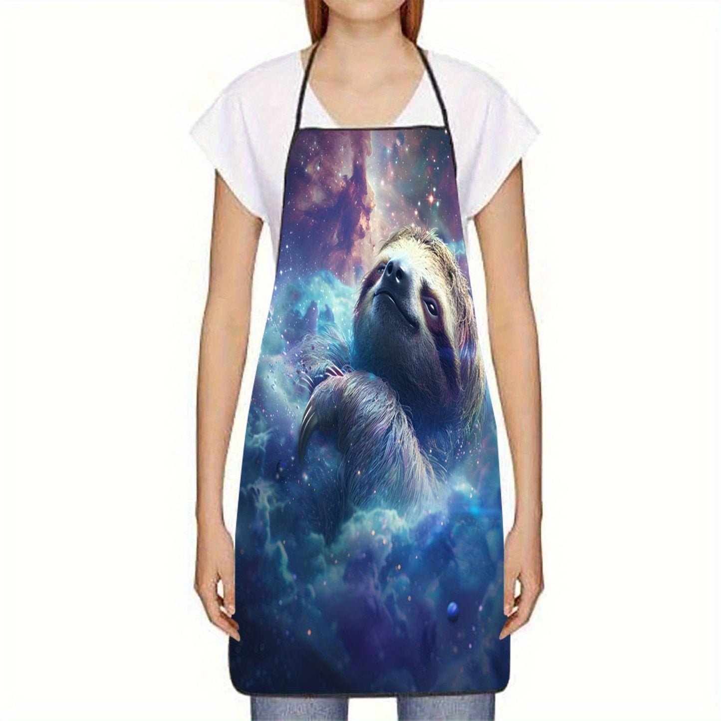 Galaxy Sloth Apron