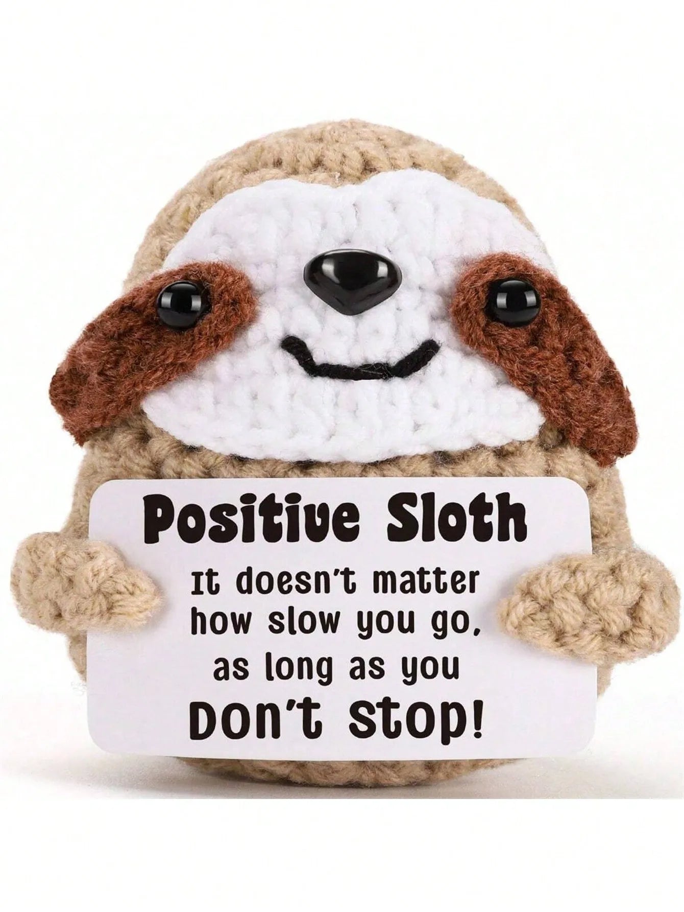 Positive Sloth Crochet