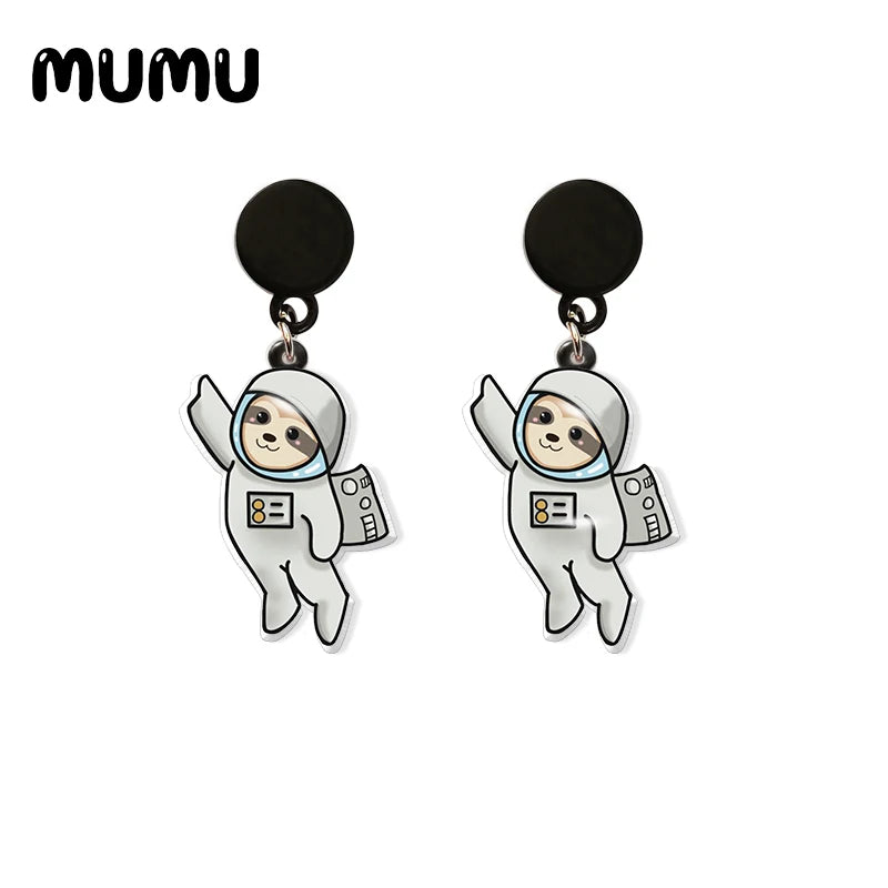 Assorted Cute Sloth Drop Earrings