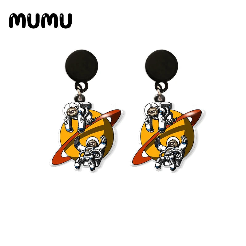 Assorted Cute Sloth Drop Earrings