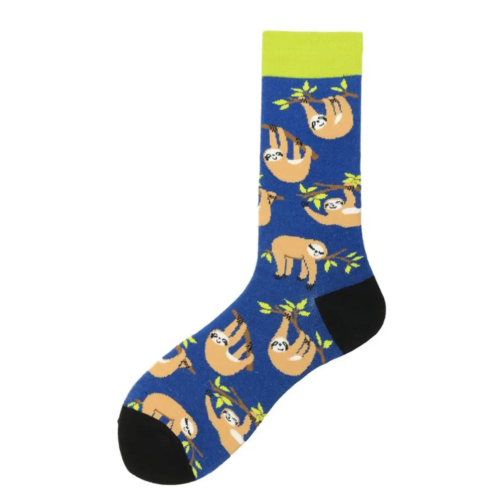 Sloth Crew Length Socks
