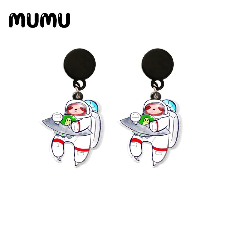 Assorted Cute Sloth Drop Earrings