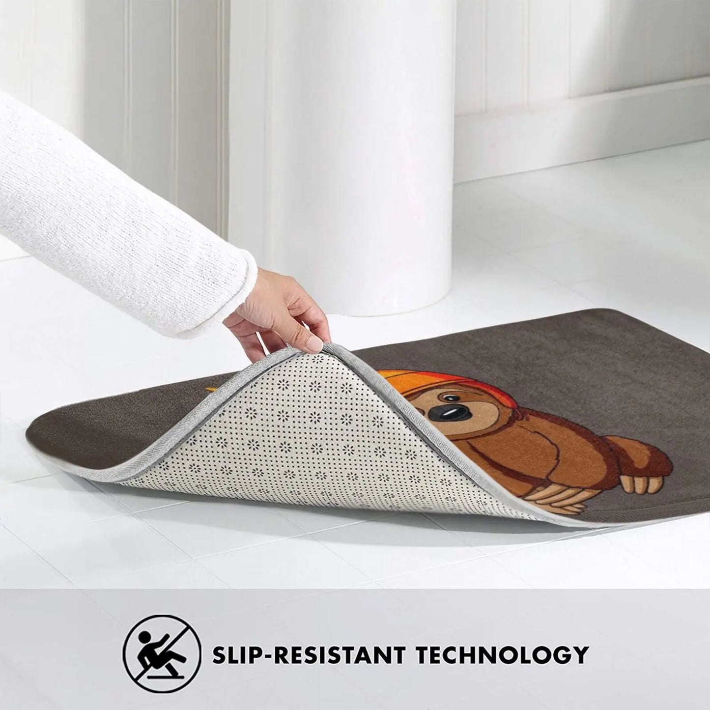 Shiny Sloth Soft Cushion Door Mat