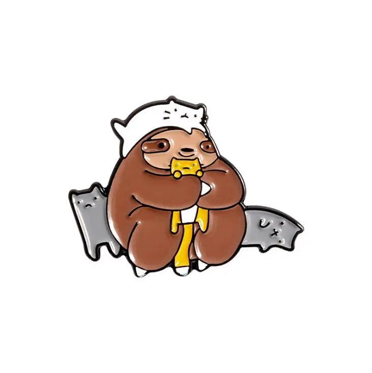 Sloth Pin Badge