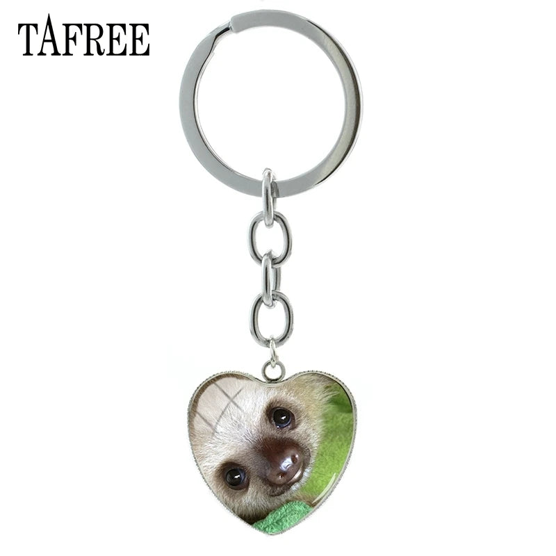 Cute Sloth Keyring