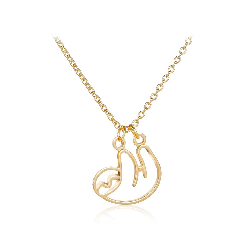 Outline Sloth Necklace