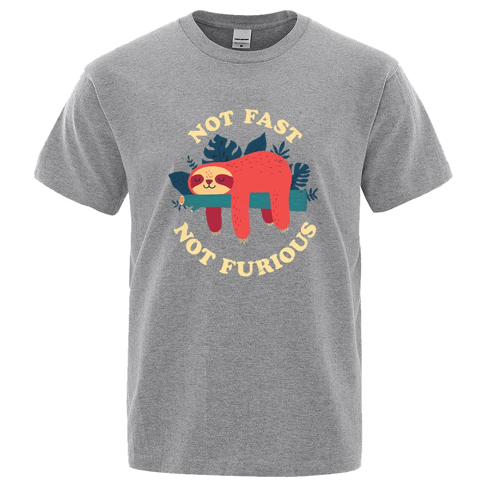 Not Fast Not Furious Sloth T-Shirt