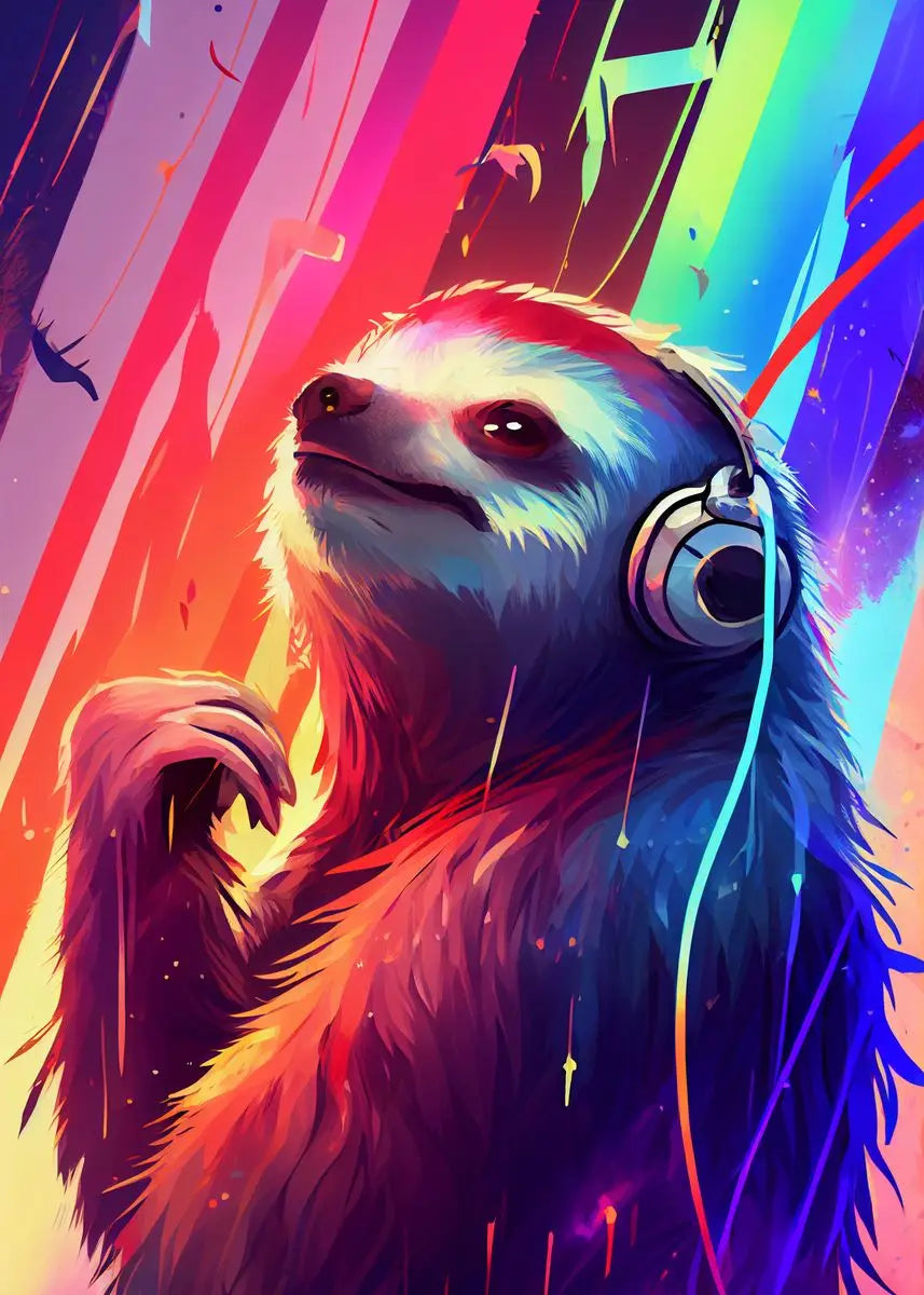 Sloth Artwork Poster