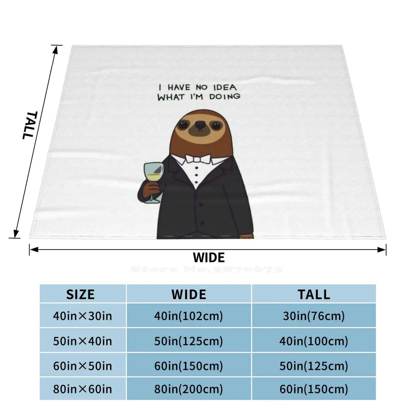 I Have No Idea What I'm Doing Blanket