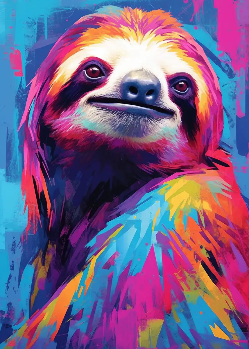Sloth Artwork Poster