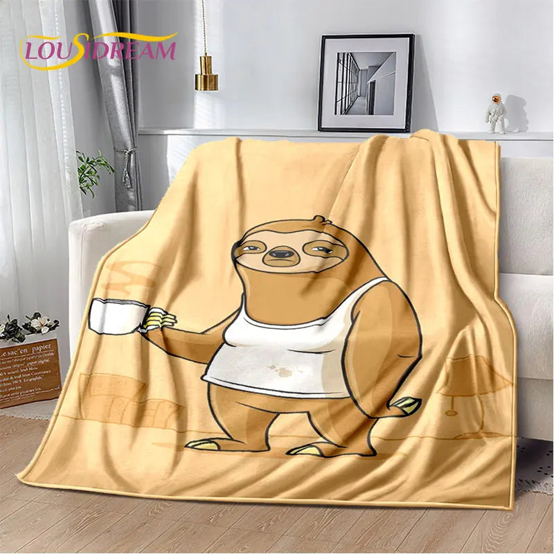 Sloth Theme Blankets