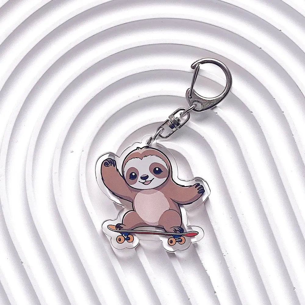 Sloth Acrylic Keychains