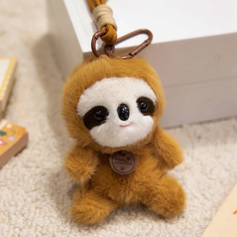 12cm Sloth Plush Keyring