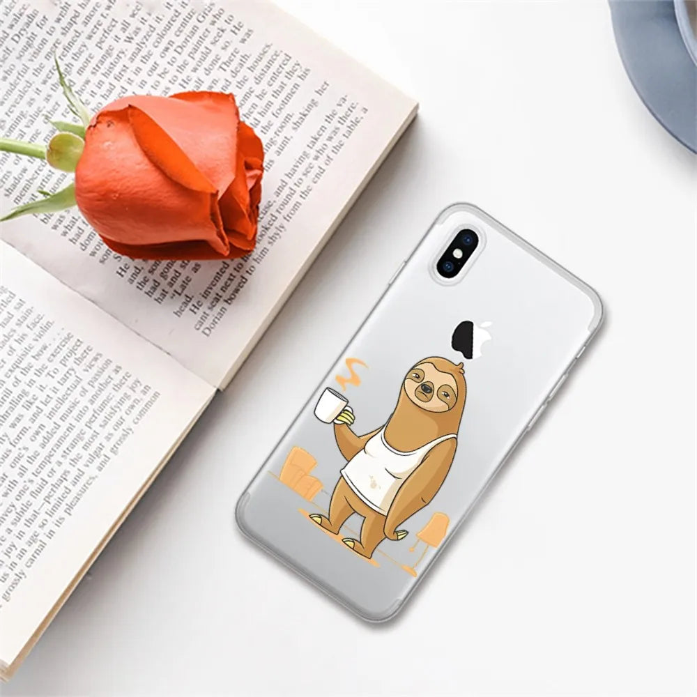 Sloth & Coffee iPhone Case