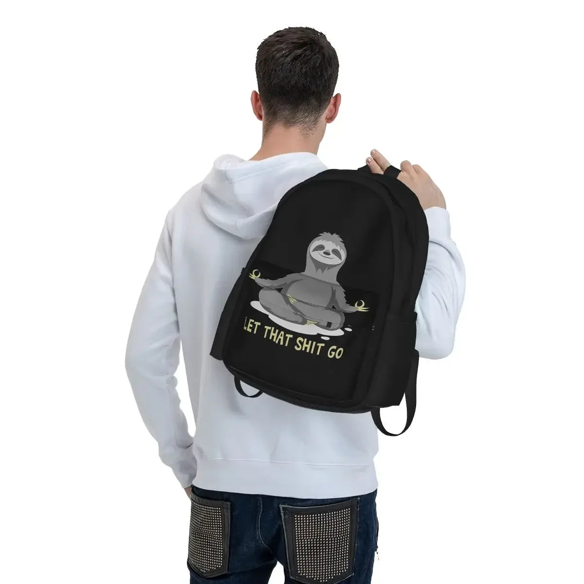 Yoga Sloth Meditating Backpack