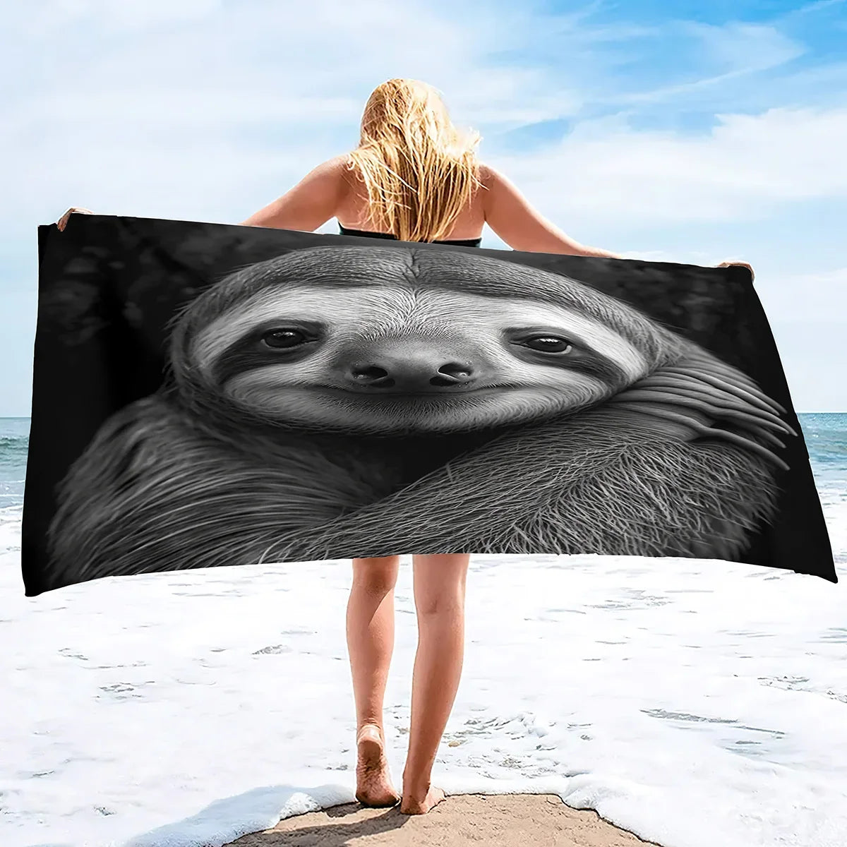 Reflecting Sloth Towel