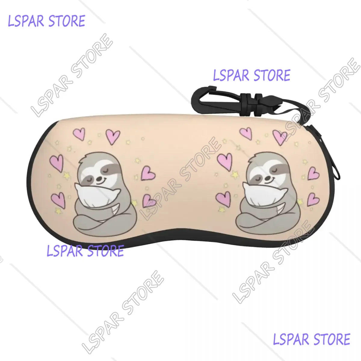Cute Sloth Pattern Glasses Case