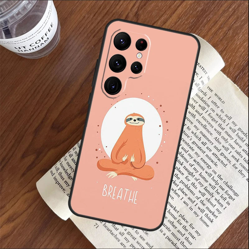 Breathe Sloth Samsung Phone Case