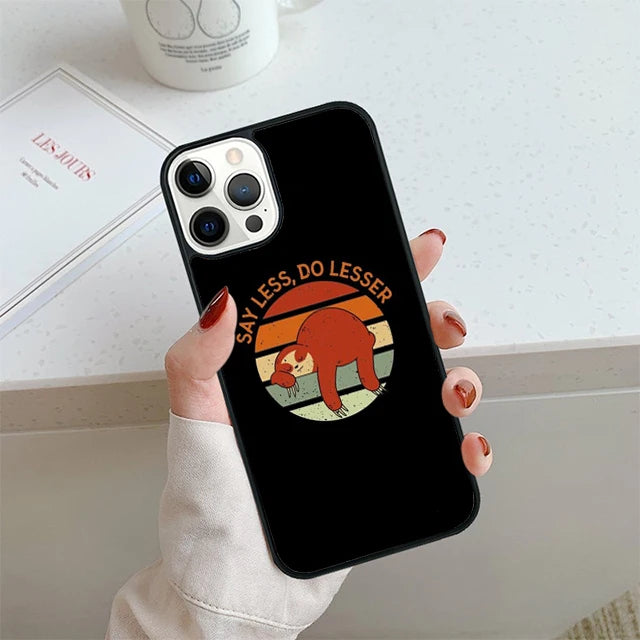 Sloth Hiking Team Phone Case For iPhone