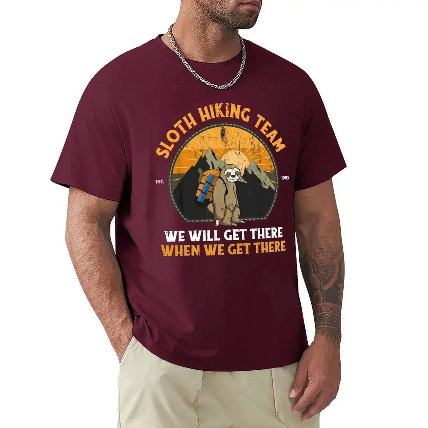 Sloth Hiking Team T-Shirt