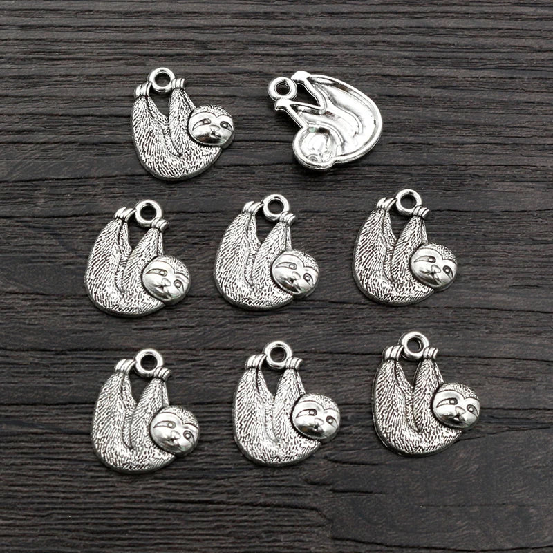 30 Piece Sloth Charms